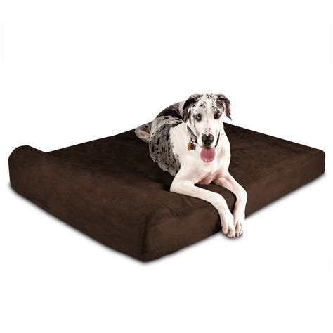 Big Barker 7" Pillow Top Orthopedic Dog Bed for Large and Extra Large Breed Dogs (Headrest ...