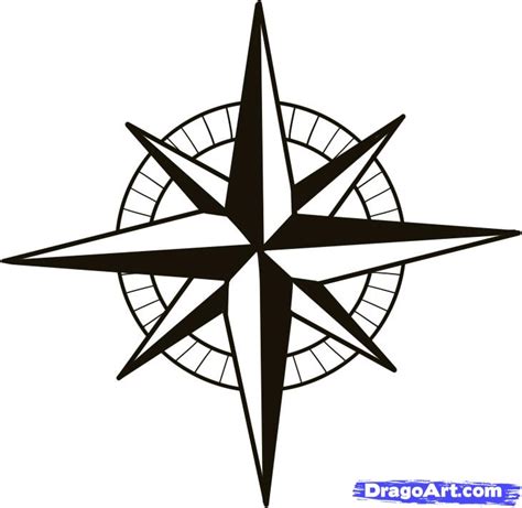 Nautical Star Outline | Free download on ClipArtMag