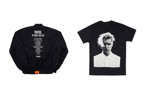 Justin Bieber Purpose Tour Merch Available Online | HYPEBEAST