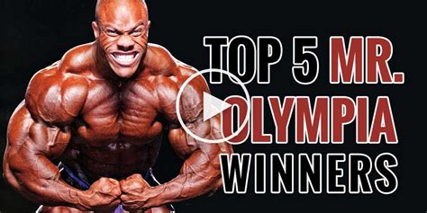 Top 5 Mr. Olympia Winners Of All Time