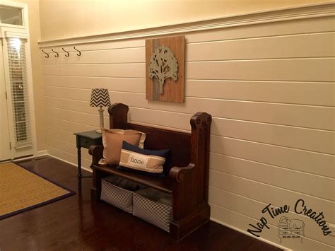 Shiplap wall made from pine car-siding! | Nap Time Creations | Pinterest | Car side, Pine and ...