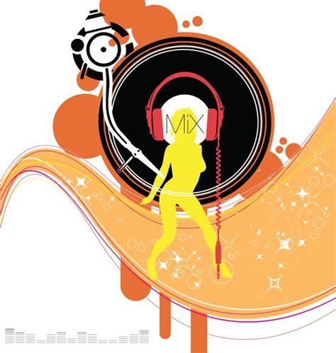 Dj vector Free vector in Encapsulated PostScript eps ( .eps ) vector ...