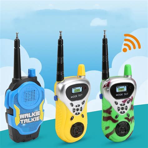 2PCS Long range Wireless Conversation Electric Walkie talkie Children ...