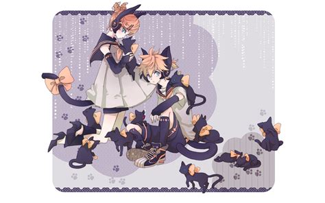 Download Len Kagamine Rin Kagamine Anime Vocaloid HD Wallpaper