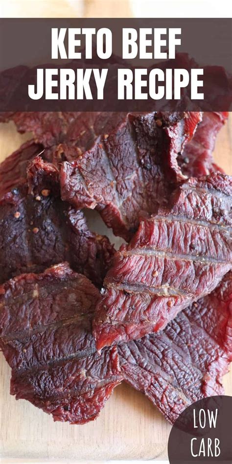 The Best Keto Beef Jerky Recipe | Recipe in 2021 | Keto beef jerky ...