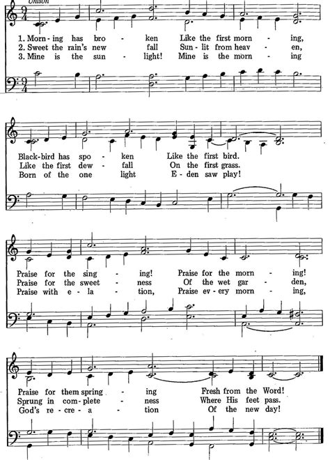 044 – Morning Has Broken - SDA Hymnal