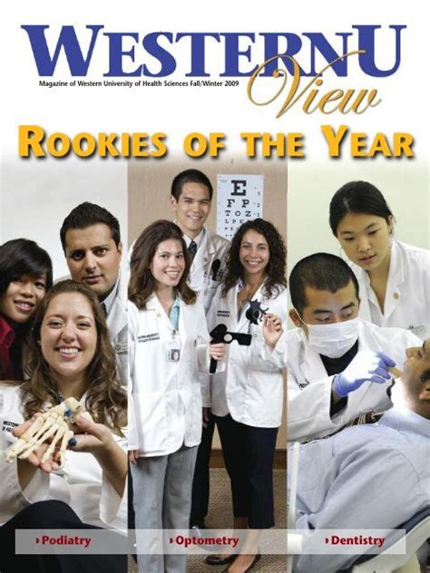 ROOKIES OF THE YEAR - Western University of Health Sciences