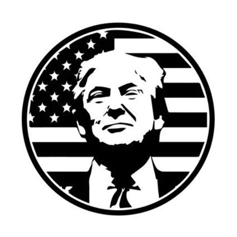 President Donald Trump Face MAGA Logo, Vector, Car, Emblem, SVG, Cut File, Print ...