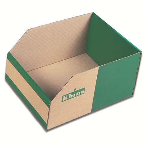 Kbins - Corrugated Cardboard Storage Bins (200mm High). Handling Store