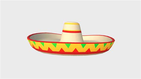 Mexican Sombrero 08 - 3D Model by gsommer