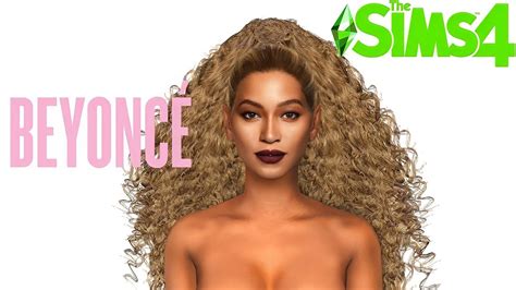 SIMS 4 l Beyoncé l (+Full CC List) - YouTube