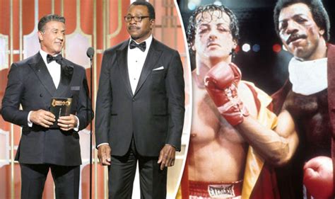 Golden Globes 2017: Rocky Balboa and Apollo Creed reunite 40 years after THAT fight | Celebrity ...