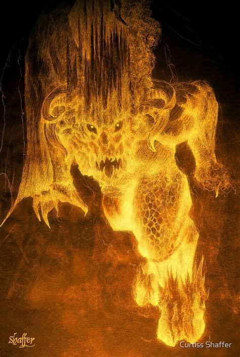 "Balrog of Morgoth" by Curtiss Shaffer | Redbubble