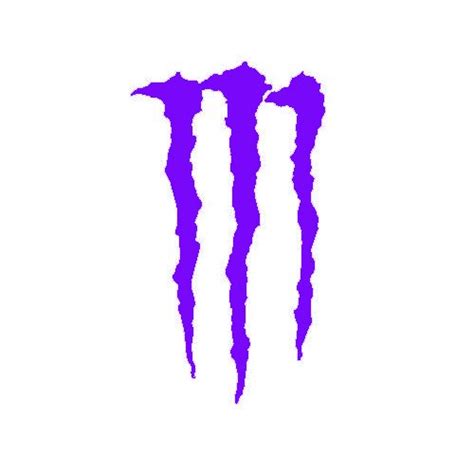 Amazon.com: MONSTER ENERGY "M" LOGO - Vinyl Decal Sticker 10" PURPLE