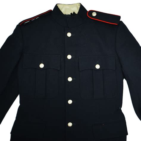 British Army Dress Uniform Jacket No. 1 Dress Blue Woll Shoulder Straps Vintage | eBay