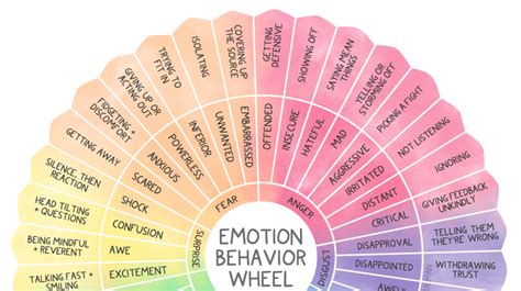 Emotion Behavior Wheel: Linking Feelings, Behaviors, & Empathy - LindsayBraman.com