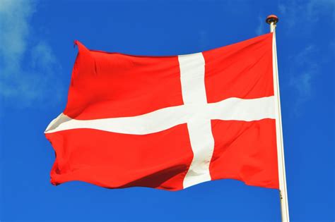 Flag of Denmark Royalty-Free Stock Photo