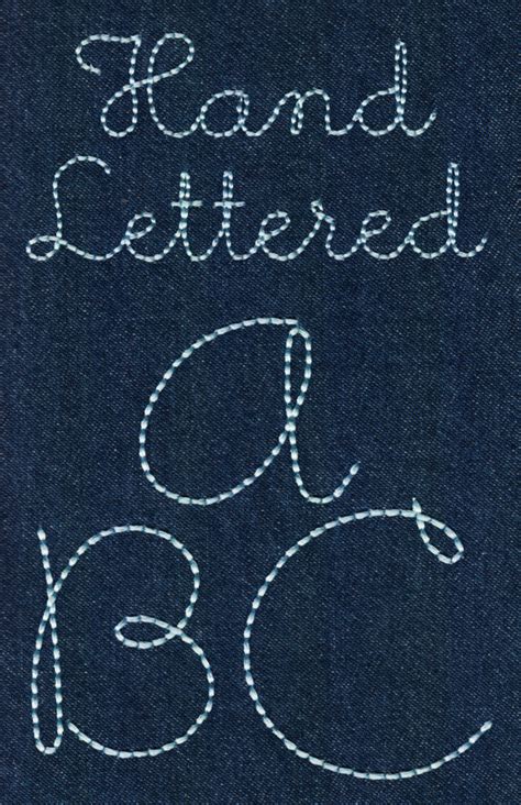 231 Hand Lettered Floss Stitch Font - Jolson's Designs