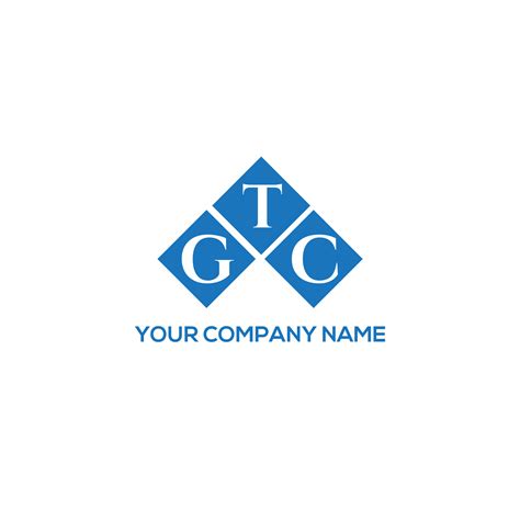 GTC letter logo design on white background. GTC creative initials ...