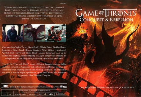 Game of Thrones: Conquest & Rebellion (2017) R1 DVD Cover - DVDcover.Com