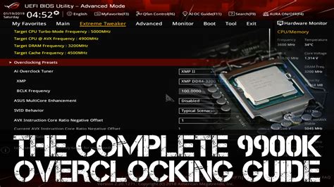 The Complete i9 9900K Overclocking Guide - Maximus XI Z390 and Others ...