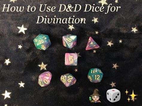 How to Use DnD Dice for Divination 💚 | Divination, Book of shadows, Dnd