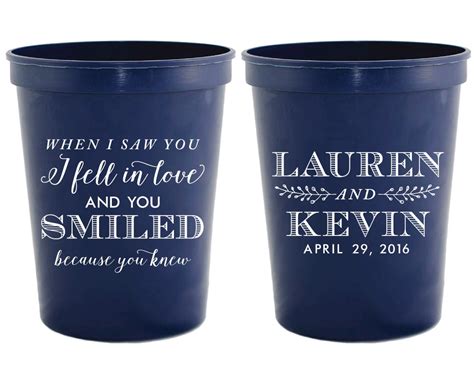 Wedding Favors Wedding Cups Custom Cups Personalized | Etsy