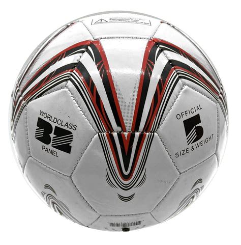 Wholesale Soccer Balls - Size 5, Black & Red Star