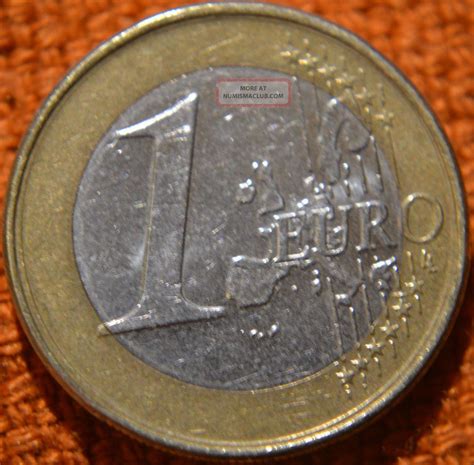 2002 Ireland Irland First 1 Euro Coin Very Very Rare Ie1