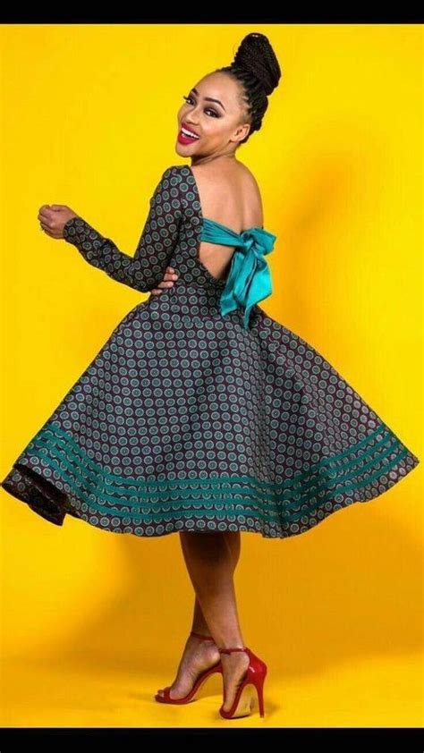 Beautiful And Stylish Xhosa Shweshwe Dresses 2019 on Stylevore