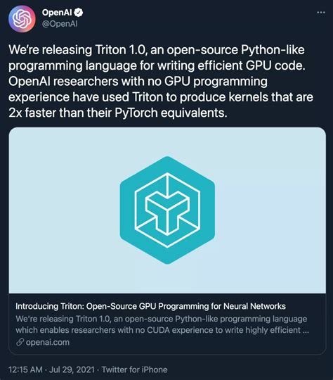 在CUDA的天下，OpenAI开源GPU编程语言Triton，同时支持N卡和A卡-51CTO.COM