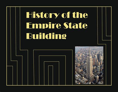 Empire State Building Booklet on Behance