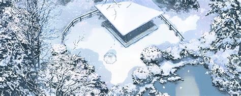 Anime Winter Scenery Gif Aesthetic anime anime pixel art anime art ...