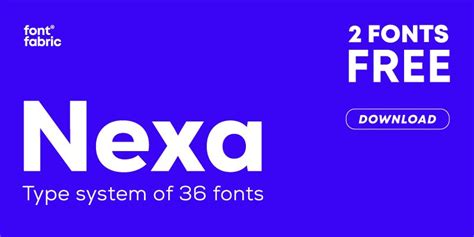 Nexa Extra Light font