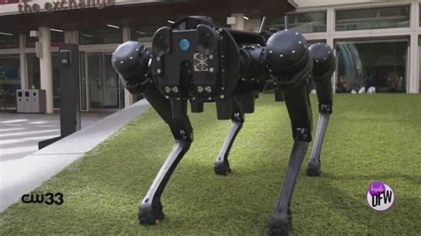 WATCH: new next-generation robot dog hits the streets of downtown Dallas