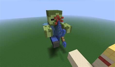 Myself in 3D Pixel art Minecraft Project