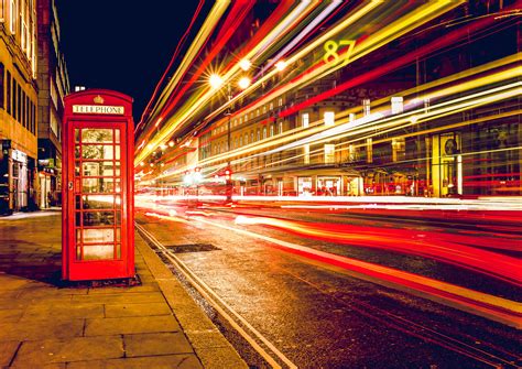 Streets of London at night image - Free stock photo - Public Domain photo - CC0 Images