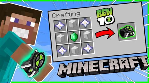 I CRAFTED BEN 10 OMNITRIX IN MINECRAFT | HOW TO MAKE BEN 10 OMNITRIX IN MINECRAFT !! - YouTube