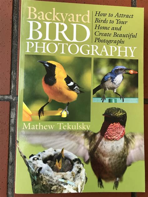 Book, Backyard Bird Photography