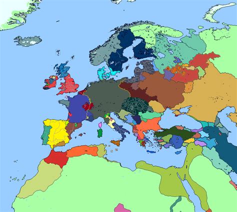 1400 Europe Map (Request) by Mapboi on DeviantArt