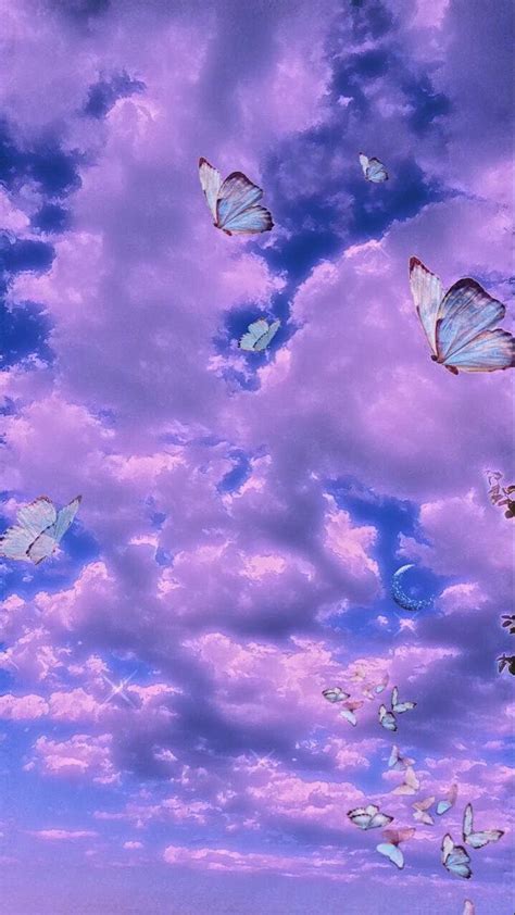 Aesthetic clouds | Cute wallpaper backgrounds, Iconic wallpaper, Purple wallpaper iphone