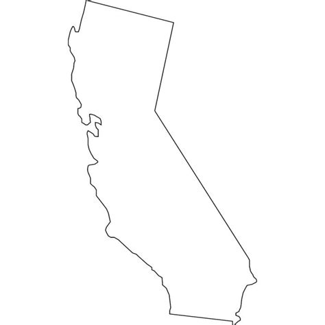 California outline map.eps Royalty-free Stock Vector Images and Clip Art