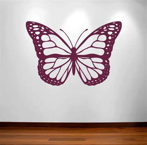 Butterfly vinyl wall decal one large butterlfy decal 21 | Etsy