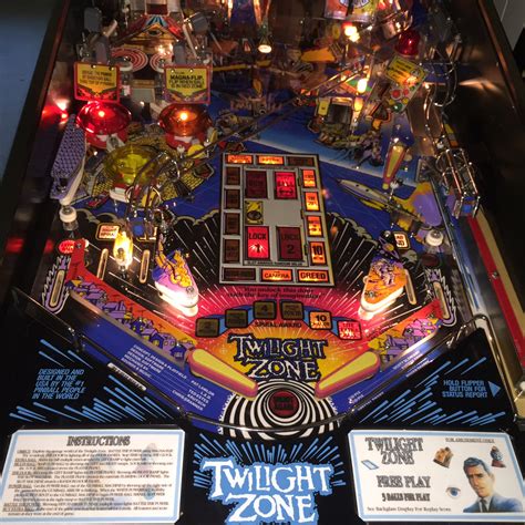 Twilight Zone Pinball Game For Sale!