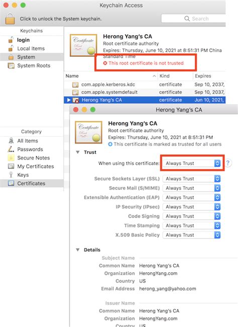 How to use mac keychain access certificates code signing - outletholoser