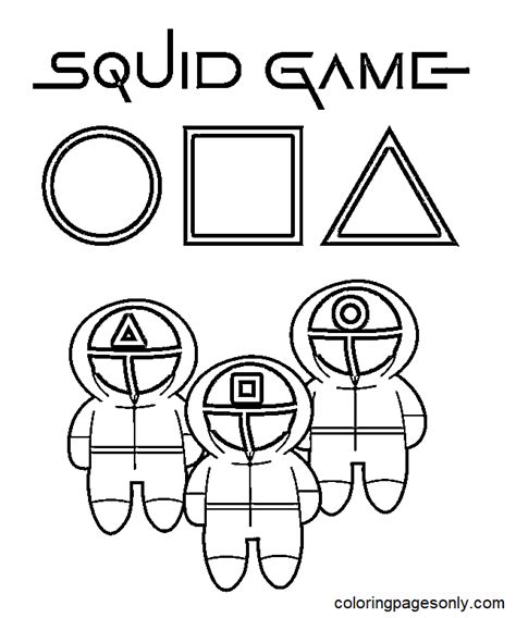 Squid Game Doll Coloring Pages - Squid Game Coloring Pages - Coloring ...