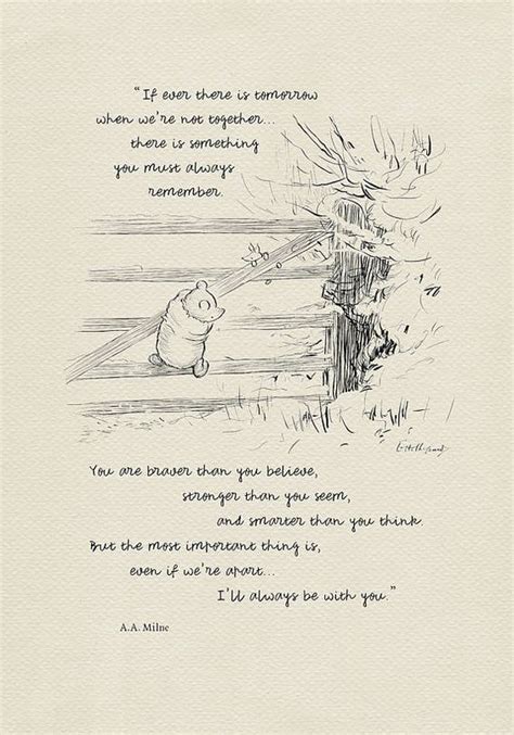 If ever there is tomorrow... Winnie the Pooh Quotes classic Grief Quotes, Wisdom Quotes, Words ...