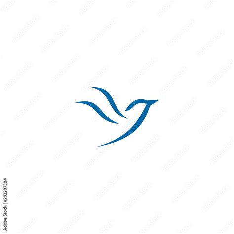 Bird logo design vector template Stock Vector | Adobe Stock