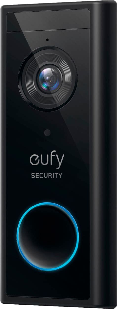 Questions and Answers: eufy Security Smart Wi-Fi Video Doorbell 2K Battery Operated/Wired Black ...