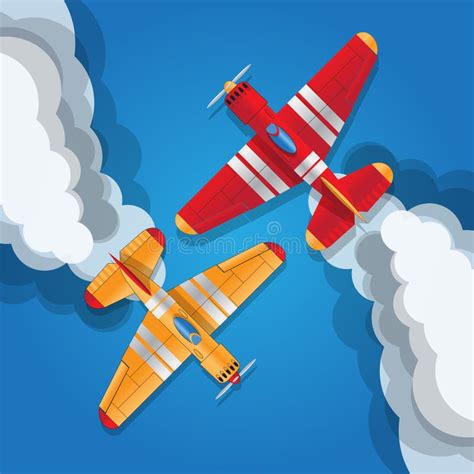 Aerobatic planes. stock vector. Illustration of object - 167874692